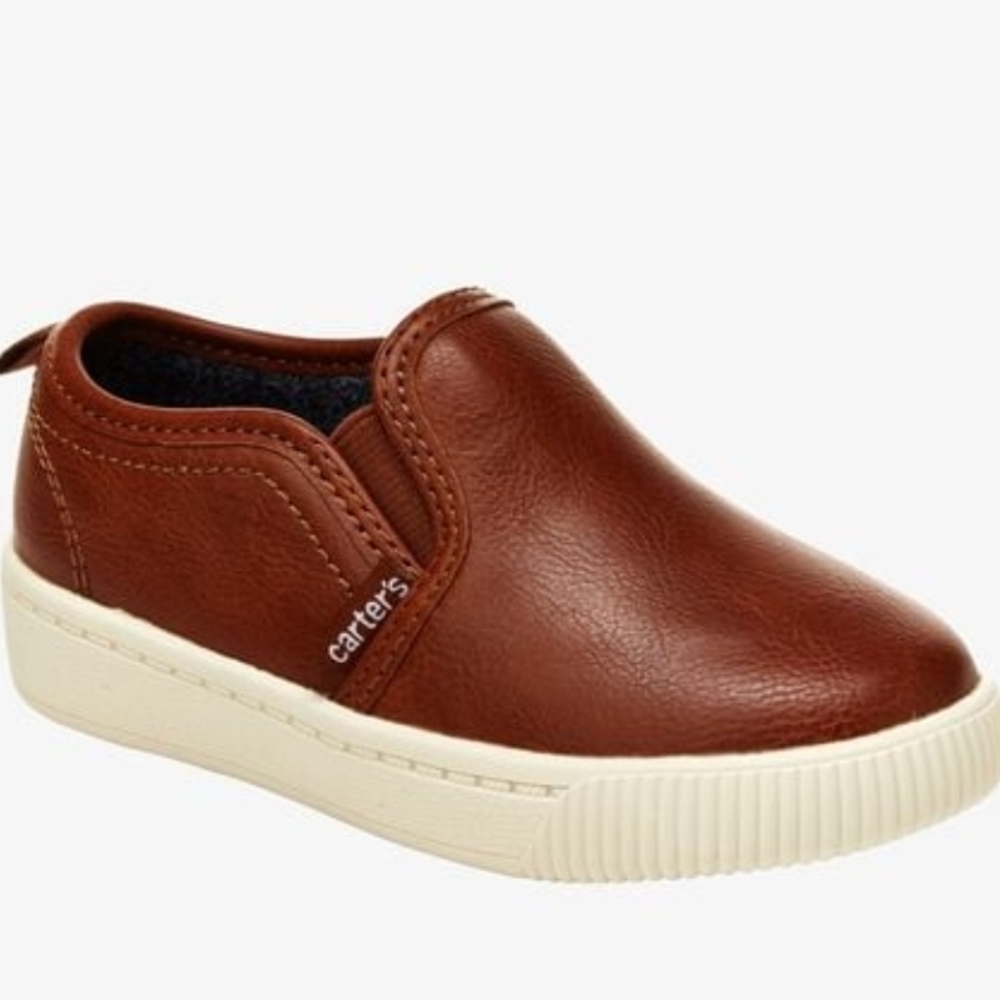 Carter's Brown Slip-On Kids Shoes